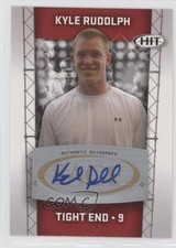 2011 SAGE Hit Auto Kyle Rudolph #A9 Auto 0u7