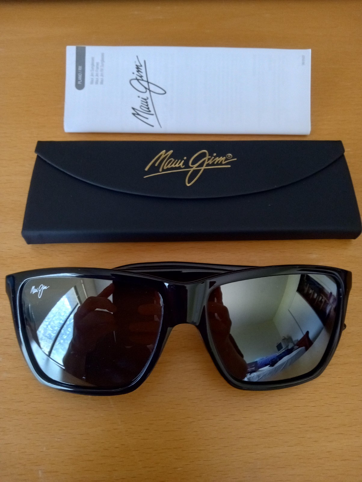 Maui Jim Cruzem (unopened box) 864-02 57mm Black Gloss Polarized Sunglasses image 3
