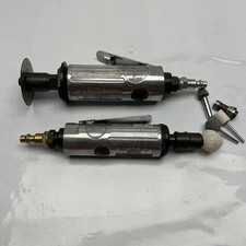 Set Of 2 Central Pneumatic Air Tools 47050 & 47077 Air Cutter Die Grinder 