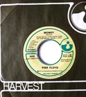 PINK FLOYD - MONEY b/w ANY COLOUR YOU LIKE - ORIG 1973 ROCK -45 RPM