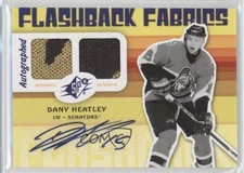 2009-10 SPx Auto Flashback Fabrics Dany Heatley #244 Auto