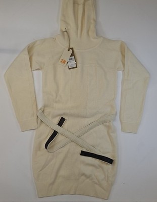 Boss Orange by Hugo Boss Womens Hoodie Knit Sweater NWT XS Beige Retail $250