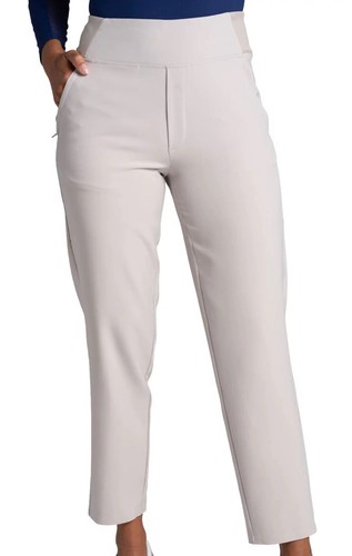 IBKUL Pantalone donna Capri ibrido colore pietra taglia 10 (nuovo con etichette) - Foto 1 di 2