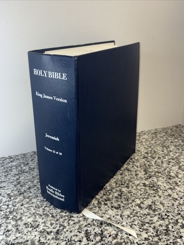 Brailleschrift Holy Bible King James Version 1611 Braille Bibeln Intl Jeremiah Vol. 12