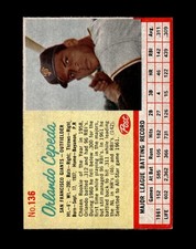 1962 Post Set-Break #136 Orlando Cepeda NR-MINT *GMCARDS*