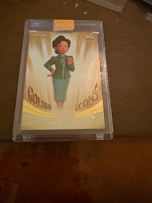 topps pixar encased gold ming lee /100