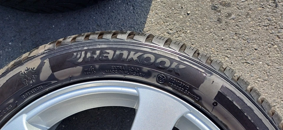 4 Alu Kompletträder für Mazda MX-5 mit fast neuen Winterreifen - Bild 3 von 4