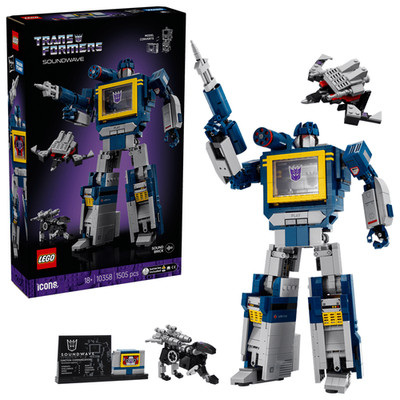 Lego Icons Transformers: Soundwave / #10358 / 1505pcs / Express