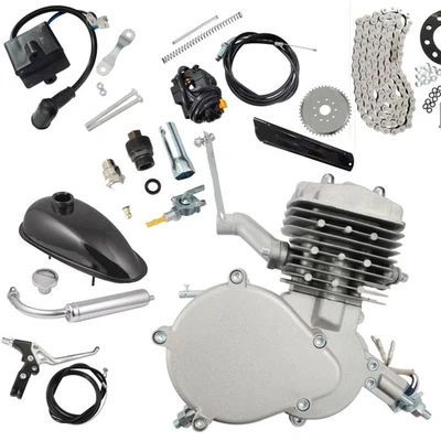 Motore Potente per Bici 80 cm3 2T, Kit per Bici a Benzina More