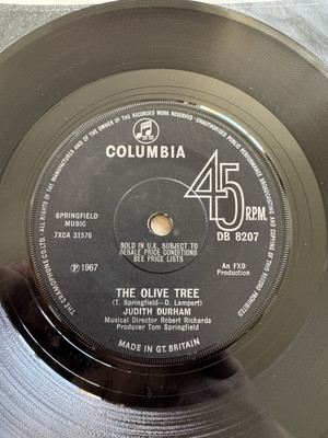 Judith Durham - the olive tree 7'' single