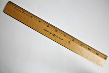 Westcott 12" Wood Ruler No.R502-12 98c