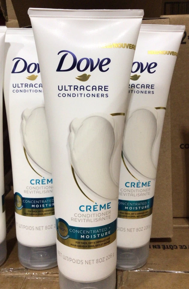 Лот из 6 Dove Ultracare кондиционер крем концентрированный + влага 8 унций - Изображение 2 из 4