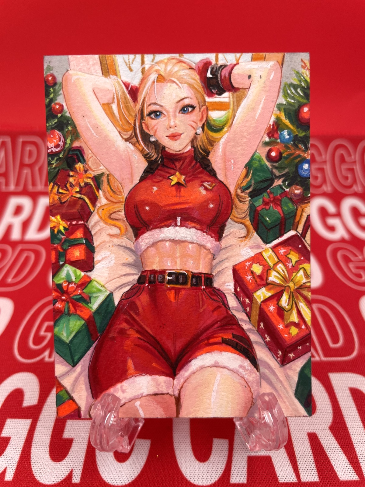 【Christmas Limited】GGC Studio Street Fighter Cammy White Artist Sketch Card 1/1