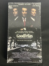 Goodfellas (VHS, 1991) Warner Bros Home Video - New Sealed Watermark WHV