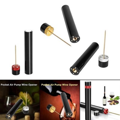 Tragbare Luftpumpe Wein Luftdrucköffner Küche Korkenzieher Zubehör Kit