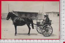 BENGASI - LIBIA - ANNI '20 CALESSE CON UOMINI -  SINDACATO ITALIANO PER.....