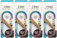Nite Ize S-Biner SlideLock Stainless Steel Carabiner 4 - Spectrum 4-Pack 