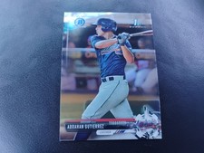 Abrahan Gutierrez 2017 1st Bowman Chrome Atlanta Braves Prospect Rookie RC BCP78