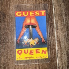 Queen 1986 VIP Backstage Pass