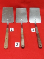 Vintage Robinson Knife Co Stainless Spatula Turner Wood Handle USA