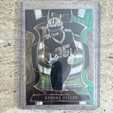2025 Select Black & Green Shock Parallel Prizm Kendre Miller Saints #40 Card