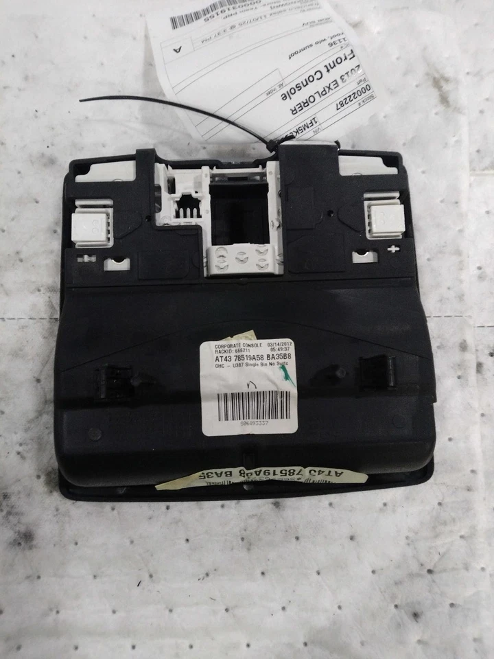 2013 Ford Explorer Center Console Blue OEM BB5Z78519A70BA 162K Miles - Image 3 of 4