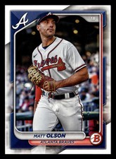 Matt Olson 2024 Bowman #54 Atlanta Braves
