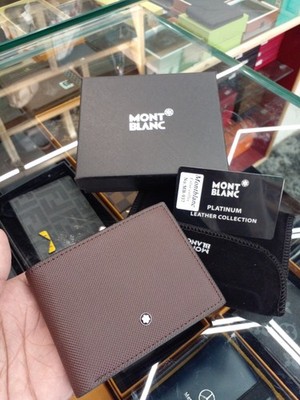 Leather wallet Montblanc Brown -937/Meisterstuck BiFold Credit Card Men's Wallet