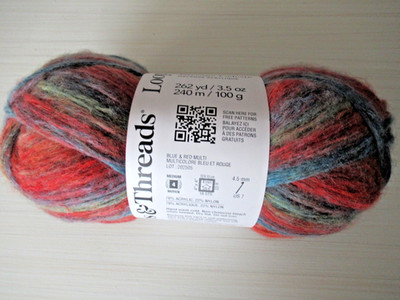 Loops and Threads Skyscape.    Blue and Red  Multi