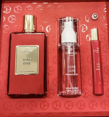 Omayza Love Lux Gift Set (EDP 3.4 oz + Fragrance Mist 3.4 oz + Perfume oil 10