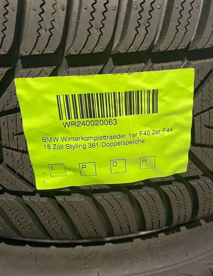 Original BMW 1er/2er F40 F44 F45 F46 Winterräder 18 Zoll Styling 361 - Bild 2 von 4