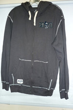 DISNEY PARKS ZIP UP HOODIE MICKEY MOUSE 1971 LOGO VINTAGE GRAY OVERSIZE SMALL