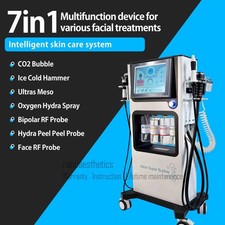 7in1 Multifunction Hydra Spa Facial Dermabrasion Skin Peeling Cleaning Machine