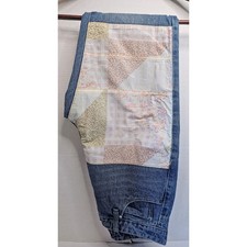 BP High Rise Straight Leg Jeans SZ 28 Patchwork Denim Y2K Inspired