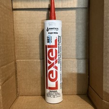Sashco Lexel 10.5 Oz. Caulk Polymer Sealant, Bright White 13030 Sashco Lexel