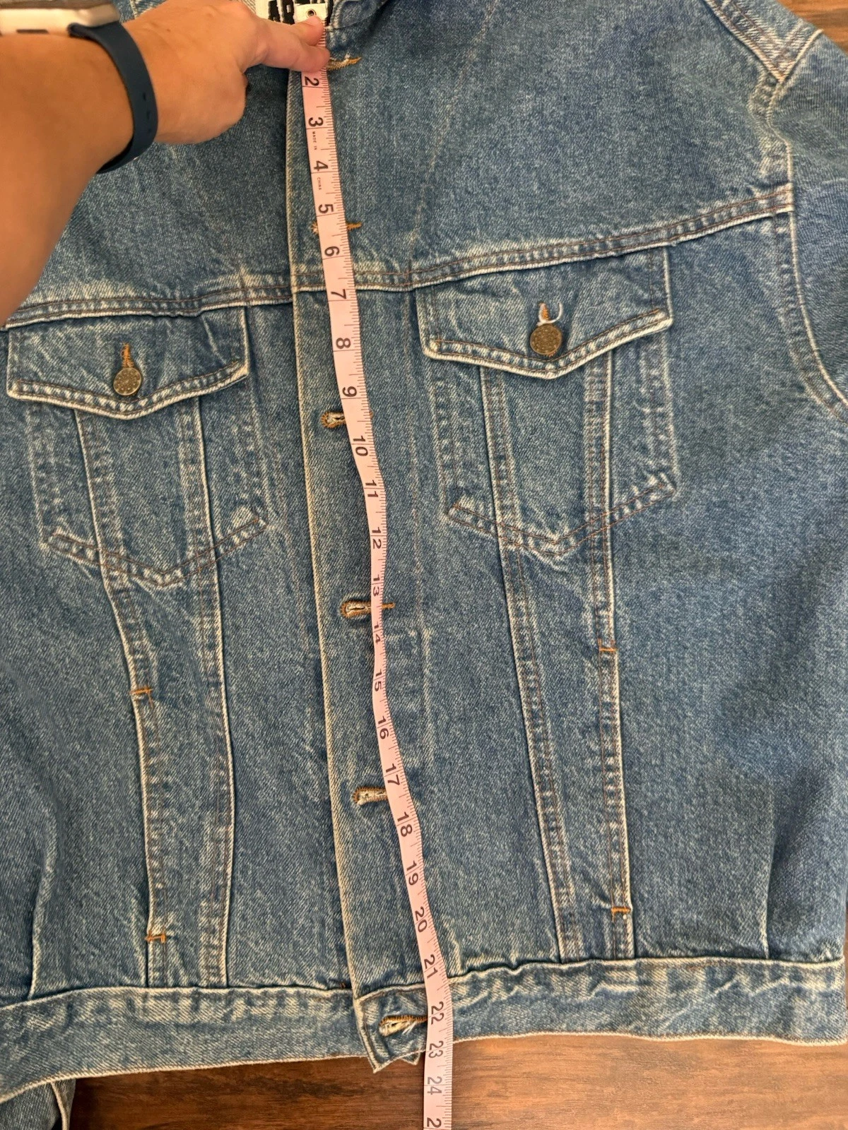 Vintage 90s Markus Pierson No Ordinary Coyote Denim Jacket Artwear USA Size M - product detail image 6