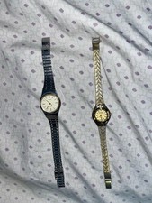 2 Vintage Ladies' Quartz Watches - Timex & Citizen