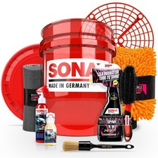 Autow&auml;sche Set Profi Autopflege 20L Eimer SONAX Detailer Felgenbeast B&uuml;rste