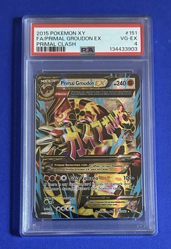 Primal Groudon-EX graded PSA 4 for sale on eBay