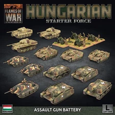 Flames of War HUAB01 Hungarian  Zrinyi Assault Gun Battery Gaming Miniatures