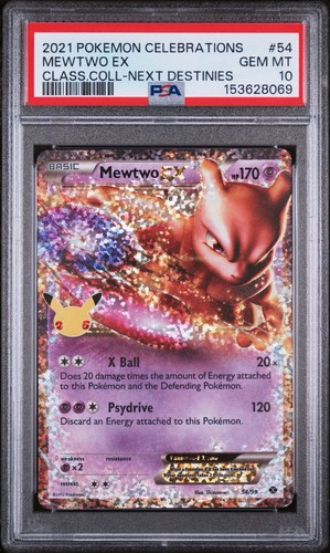 Mewtwo-EX graded PSA 10 for sale on eBay