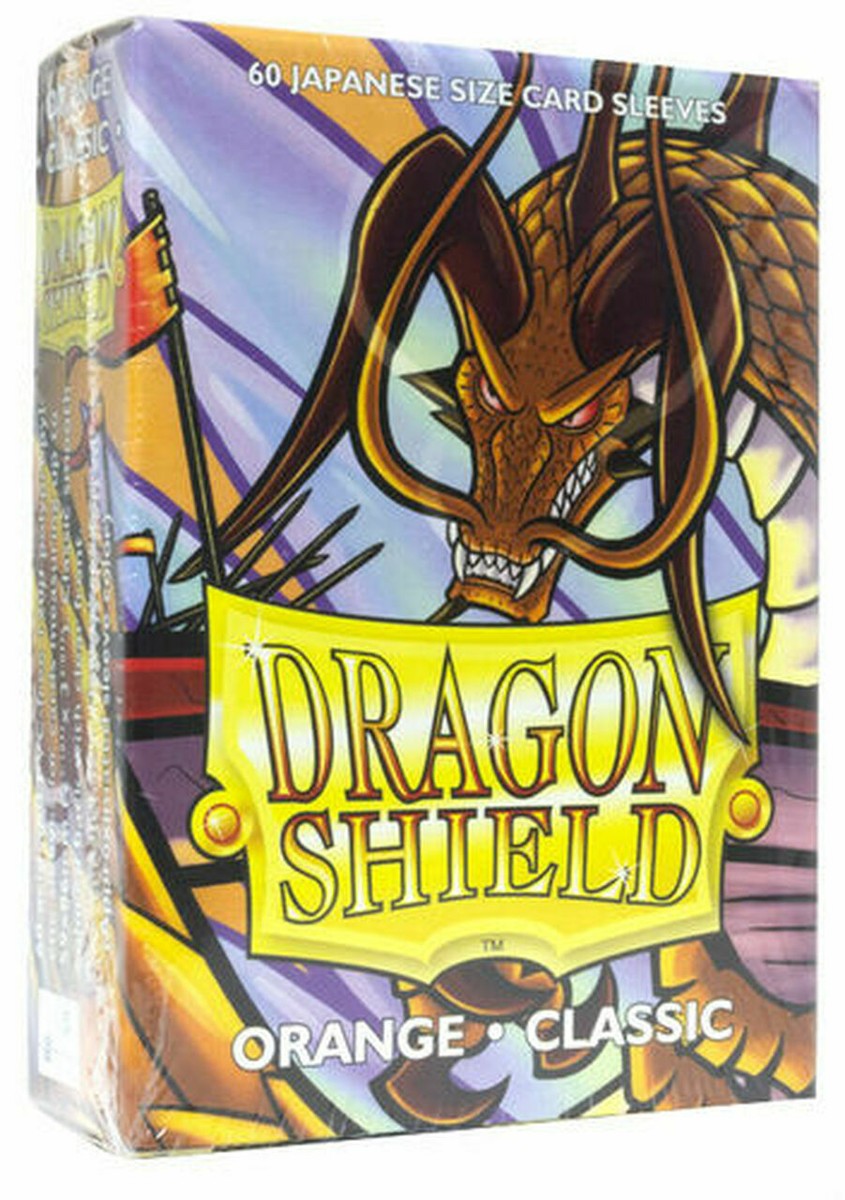 ヴィンテージ Dragon Shield スリーブ オレンジ 白 未開封 Dragon Shield Sleeves: Japanese Classic Orange (Box Of 60) Brand