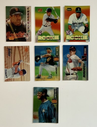 Lot of 7,95’-96’; Baseball Motion CARDS;SPORTS FLIX PINNACLE;JONES,JETER,MCGUIRE