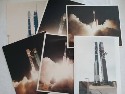 NASA USAF Vintage Photo LOT Delta II Boeing Iridium MS-7 Mars Pathfinder THEMIS