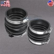 Set 2 Engine Air Intake Hose W/Clamp Resonator Fit:Lexus ES300 ES330 RX330 02-06