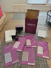 Jamberry nail wraps (5 NEW sets) with Jamberry mini heater New in box