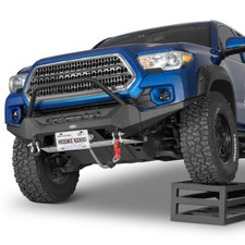 Hooke Road Explorer Tube Front Bumper W Winch Plate Fit Tacoma 16-23 3rd Gen