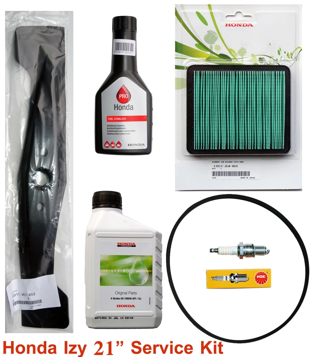 Honda izy 21 HRG536 Service Kit Blade Oil Filter Spark Plug