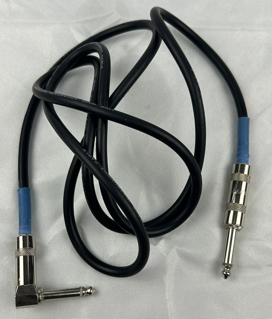 Live Wire Advantage 5 ft Instrument Cable with 90 degree and Straight 1 ...