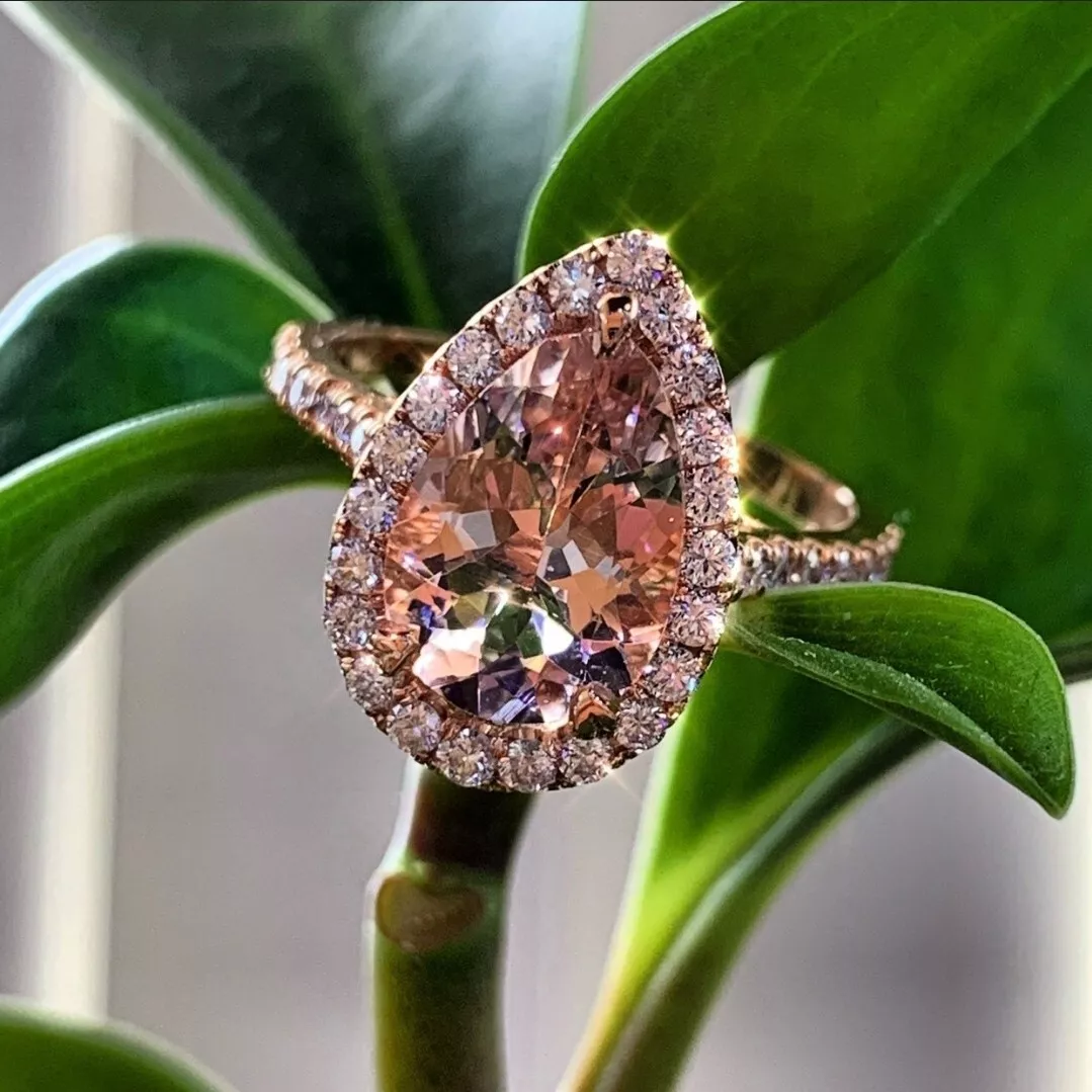Best morganite sales engagement rings